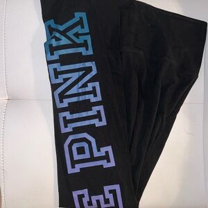 VICTORIAS SECRET PINK legging in color BLACK